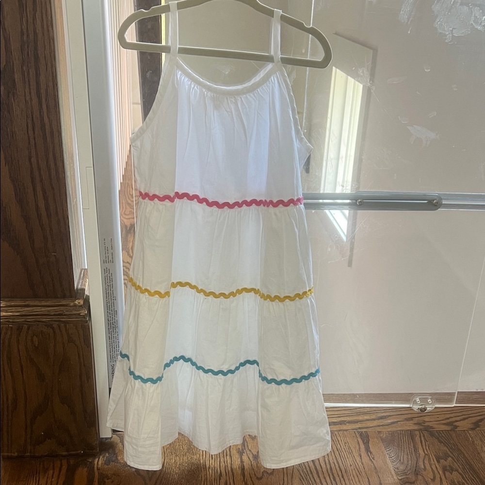 Tucker + Tate White Dress with Colorful Accents